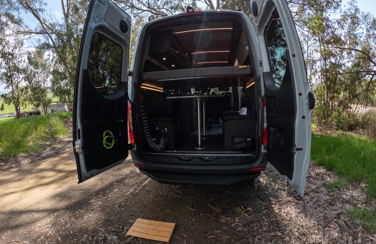 Rear Cargo Garage & Shower Port